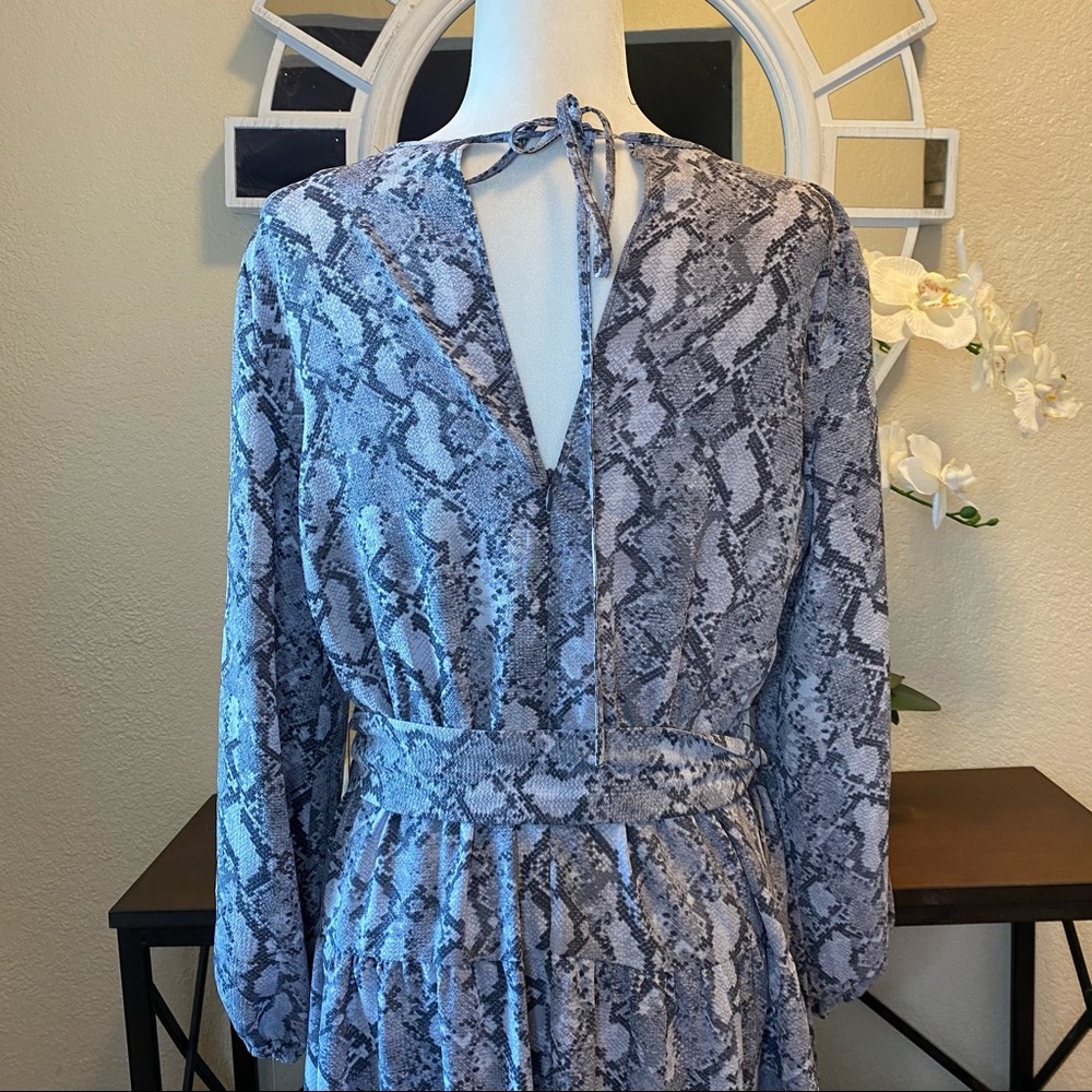 RACHEL Rachel Roy Raegan Snake Print Dress - Picture 10 of 13